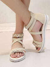 Sandales à Tête Ronde Confortables pour Femme